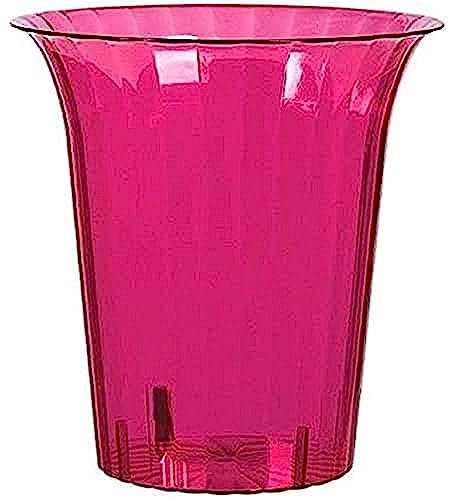 amscan Vajilla de plástico mediano para fiestas, 40 onzas, color rosa brillante