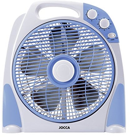 Jocca 2233 Ventilador de sobremesa, Color Azul y Gris, 50 W, Plástico