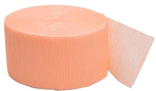 Unique Party 63056 - 24m Coral Crepe Paper Party Streamer