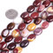 SHGbeads natürliche 10 x 14 mm ovale mehrfarbige Mookait-Jaspis Edelstein lose Perlen für Schmuckherstellung 38,1 cm