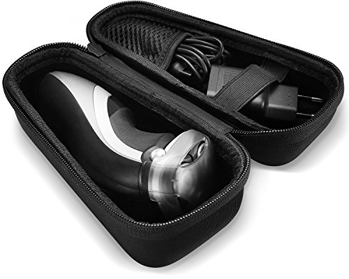 ProCase Carry Case for Philips Series 3000/5000 PowerTouch/1000/2100/3100/4500/5100/6100/ 6400/8900/9300/AquaTouch AT899, Hard Travel Cover for Philips Men's Electric Shaver Father's Day Gift -Black