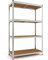 Monzana® Schwerlastregal 170x75x30cm 280kg 4 MDF-Platten Regal Lagerregal Kellerregal Steckregal Werkstattregal