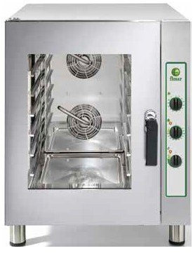 Horno de convección eléctrico gastronomía 6 bandejas GN 1/1 RS8581