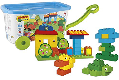 Unico 8519 Plus 150 Bausteine im Nachzieh Trolley