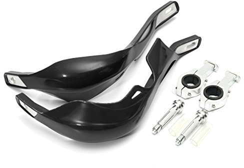 C-FUNN 28Mm Manillar Guardamanos Mano Guardia Motos Pit Dirt Bike ATV Universal - Negro