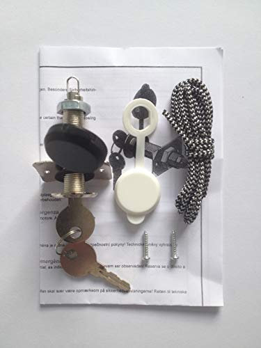 Ersatz Notentriegelung 13mm für alle Garagentore