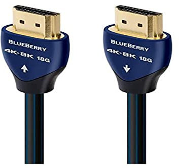 Audioquest Blueberry HDMI - Câble HDMI de 0,6 m - HDM18BLUE060