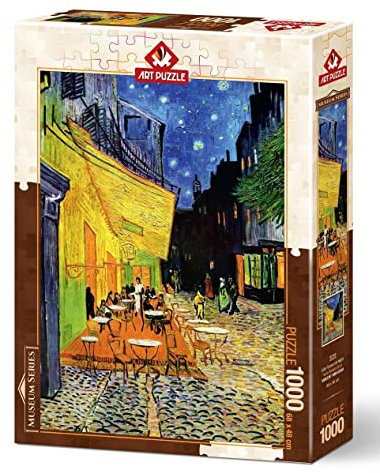 Art Puzzle Cafe Nacht auf Terrasse 1000 Teile Puzzle