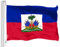 G128 Haiti-Flagge | 90 x 150 cm | LiteWeave Pro Serie bedruckt 150D Polyester | Länderflagge, für drinnen und draußen, lebendige Farben, Messingösen, dicker und langlebiger als 100D 75D Polyester