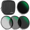 NEEWER Kit di Filtri ND 77mm, ND1000+ND64+ND8+ND4, Vetro Ottico HD/multistrato/ultra sottile/idrorepellente/resistente ai graffi