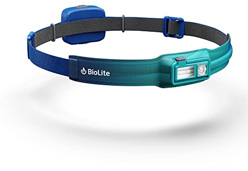 Biolite, HeadLamp 425 - USB-C Rechargeable HeadLamp (Ocean Teal) | 85 m Leuchtweite, 60 Stunden Laufzeit, IPX4 wasserdicht