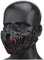 Airsoft Máscara de Malla de Media Cara Transpirable táctica Calavera máscara para Paintball CS Juego Halloween Cosplay
