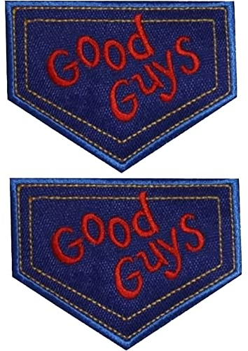 Good Guys Nähapplikation, lustig, niedlich, bestickt, Applikation, Patches, taktisches Militär, Moral Armband, Kampfabzeichen, Aufnähen, Applikationen, Stoff, dekorativer Aufnäher