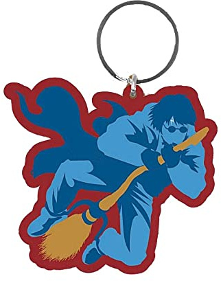 Pyramid International Harry Potter Rubber Keyring, Zip Pull or Backpack Charm (Seeker Harry Design) - Official Merchandise