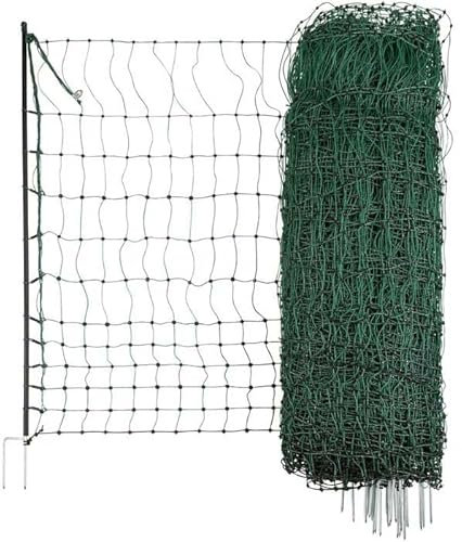 Geflügelnetz Premium, grün, 50 m, 106 cm, Doppelspitze