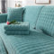 Samt Sofabezug 1 2 3 4 Sitzer Sofaschoner rutschfest L Form Sofaüberwurf, Couch Bezug Ecksofa, Sofa Überzug Couchbezug U Form,Pets Dog Sofa Überwurf Sofaschutz Überwurfdecke,I-90x180cm