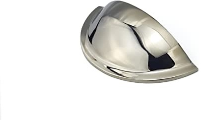 Infinity Decor Shell Cup Handle 86mm - Polished Nickel Half Moon Kitchen Cabinet Drawer Cupboard Door Pull