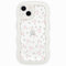 ZCDAYE Floral Case Compatible with iPhone 13, Aesthetic Flower Pattern & Cute Curly Wavy Shape Phone Case for Women Girls,Soft TPU Shockproof Cover for iPhone 13 (6.1 inch), White