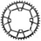104 BCD - Plato para bicicleta (40T, 42T, 44T, 46T, 48T, 50T, 52T, para 8, 9, 10, 11, 12 velocidades, MTB, BMX, Gravel Bike y bicicleta de carretera (negro 46T)
