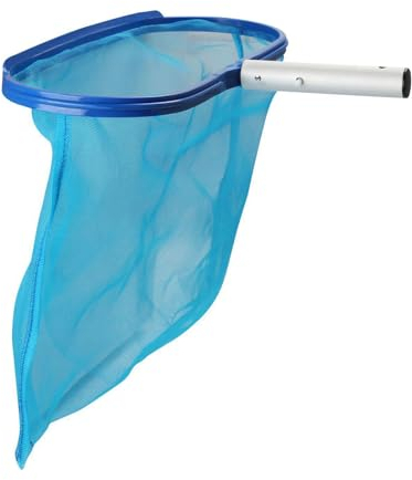 My Garden Swimming Pool Leaf Skimmer Deep Net Rake 44CM Pond Leaf Skimmer With Fine Mesh & Durable Plastic Frame Compatible With Most Poles Deep Bag Scoop For Cleaning Swimming Pool Leaf Pollen Silt