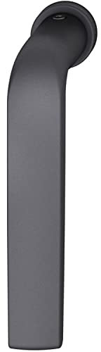 FSB Fenstergriff 341076 - Griff auf runder kleiner Rosette, Aluminium schwarz matt