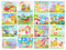 AUAUY 16 Stück Mosaik-Set für Kinder, Unterhaltsame Kunst- und Bastelprojekte für Kinder, Glitter Moosgummi Mosaik-Bild, DIY Kinder Bastelset Geschenke für Mädchen Jungen Basteln ab 4 Jahre