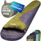 EXPLORER® Tramper 300 Schlafsack Grau -16°C +13°C [300g/m²] 3 Jahreszeiten Leichter Mumienschlafsack für Erwachsene[1500g] 230x80x55cm kombinierbar für Outdoor, Camping, Trekking und Reisen