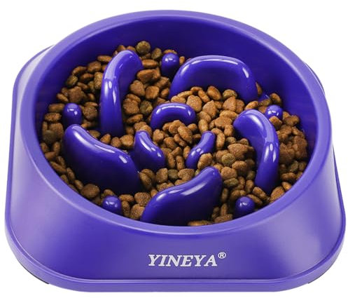 YINEYA Gamelle Anti Glouton, Gamelle Chien Anti Glouton, Accessoire pour Ralentir la Nourriture, Gamelle Anti Glouton Chien Grande Taille, Puzzle Labyrinthe pour Races Moyennes