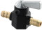 dentedeleao Grifo de Gasolina, Interruptor de Grifo de Gasolina, Motocicleta Todoterreno, Grifo de Gasolina Universal de 8mm Compatible para Scooter, Ciclomotor, Moto, Quad (Negro)