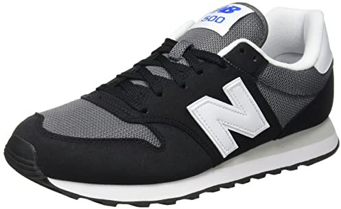 New Balance Femme 500 Sneaker, Noir, 37 EU