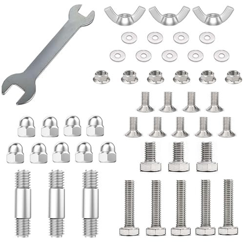 Pièces de rechange pour chauffage de terrasse quincaillerie réflecteur accessoires de chauffage de terrasse parapluie rond pyramide verticale kit de chauffage pour chauffage de terrasse - kit de vis
