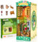 Gleamkid Book Nook DIY Kit，DIY Miniatur Puppenhaus Booknook，Einzigartiges Straßendesign Cat Street，3D-Puzzle für 14+, warmweiße LED-Beleuchtung, Bücherecke