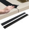 Oven Gap Cover, Pack of 2, Gap Filler, Long Gap Filler, Seals Spills Between Counter, Stove, Oven, Washing Machine and Kitchen Appliances (Black, 25 Inches/63.5 cm)