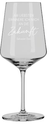 Grafik-Werkstatt Genuss & Design Rotweinglas 540 ml |Ritzenhoff Weinglas mit Zitat | Salvador Dalí
