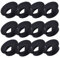 12 Pcs Desk Grommet 35mm, Desk Hole Cover, Desk Cable Grommet, Desk Cable Hole Cover, Cable Grommet (Black)