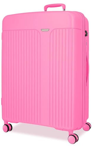 Movom Grande Valise Rose 53 x 78 x 31 cm Rigide 4,58 kg Fermeture TSA Polypropylène 4,58 kg 108LExtensible, Rose, Talla única, Grande Valise