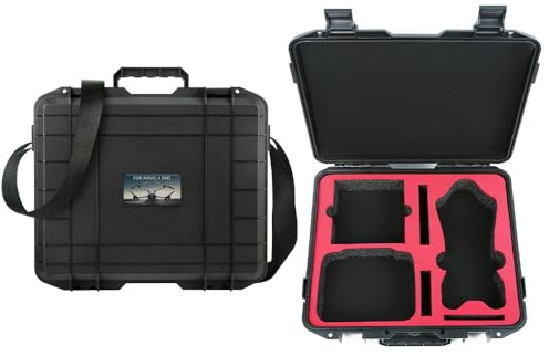 Tragetasche Kompatibel für DJI Mavic 4 Pro, Drohne Fernsteuerung Aufbewahrungstasche Hartschalenkoffer Explosionssicher Wasserdicht Stoßfest Reiseschutzkoffer Box Koffertasche (nur Koffer)