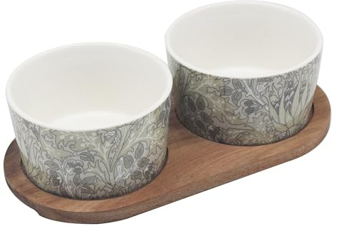 The Leonardo Collection William Morris Weihnachts-Artischocken-Snackschalen für Zuhause und Küche, BPA-frei, leichte Schüssel für Kinder und Erwachsene, langlebige Schalen für Salat, Nudeln, Müsli und