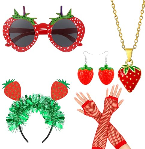 BrKern Lollipop Kostüm, Candy Girl Kostüm Damen, Bonbon Kostüm, Süßigkeiten Kostüm Set Mit Haarreif, Ohrringen Und Halskette, Ideal Für Fasching, Karneval Und Halloween