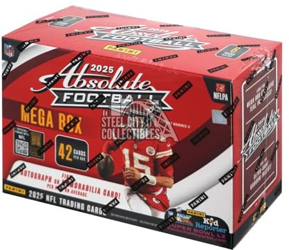 Panini 2025 Absolute Football Hobby Mega Box
