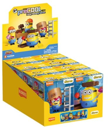 Minions Blokees PreCool Jelly Factory Series 1 Plastic Model Kits Sortiment (8)