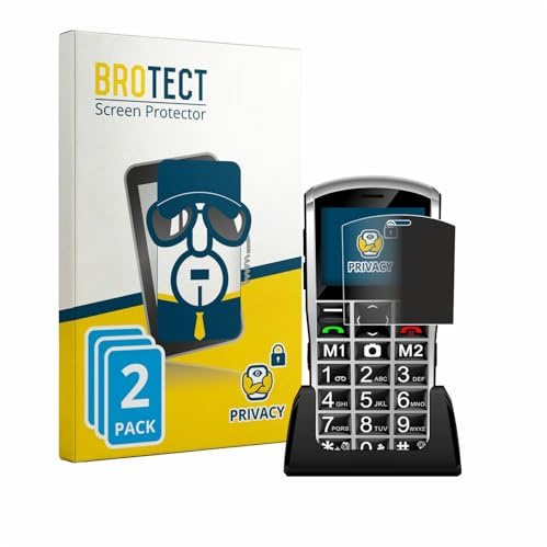 BROTECT 2 Stück Anti-Spy Blickschutzfolie für Artfone A400 Pro 4G Privacy Screen Protector [Displayschutz-Folie, Sichtschutz, Blaulichtfilter]