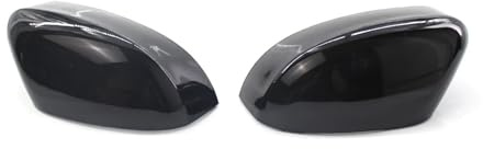 Außenspiegel Spiegelkappen Für Ford Für Focus Mk2 Mk3 2008-2017 Für Mondeo Mk4 2010-2014 Seite Rückspiegel Abdeckung Spiegelabdeckungsgehäuse(Schwarz)