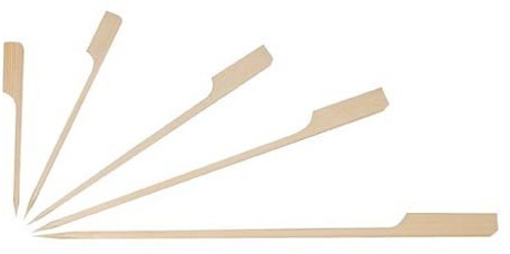 Bambus Fingerfood Spieße Golf 9 cm - 250 Stück im Pack