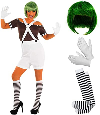 Fun Shack Kostüm Fabrik Arbeiter für Damen, Zwerg, Film Charakter, Perfekt für Karneval und Fasching, S