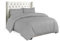 Sapphire Collection Plain Duvet Cover With Pillow Cases Non Iron Percale Quilt Cover Bedding Bedroom Set (Double, Silver)