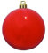 EUROPALMS Dekokugel 30cm, rot | Deko-Kugel aus Kunststoff für Innen- und Außendekoration