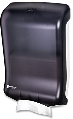 San Jamar T1700TBK Ultrafold Paper Towel Dispenser, Translucent Black Pearl