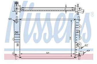 Nissens 62217A Wasserkühler
