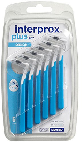 12x Interprox plus Interdentalbürsten blau conical 6er Pack (12x 6er Pack)
